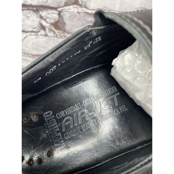Mephisto Air-Jet Davy Black Leather Loafers Comfort Shoes Men’s Sz 10.5M US/44EU main image 4